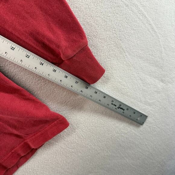 Vintage Lands End Rugby Shirt Mens XL Red Eagle United States Football union 90s - Picture 8 of 11